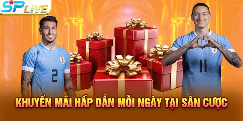 Khuyến mãi hấp dẫn mỗi ngày tại sân cược
