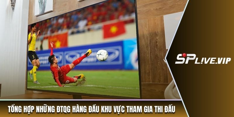 Tổng hợp những ĐTQG hàng đầu khu vực tham gia thi đấu
